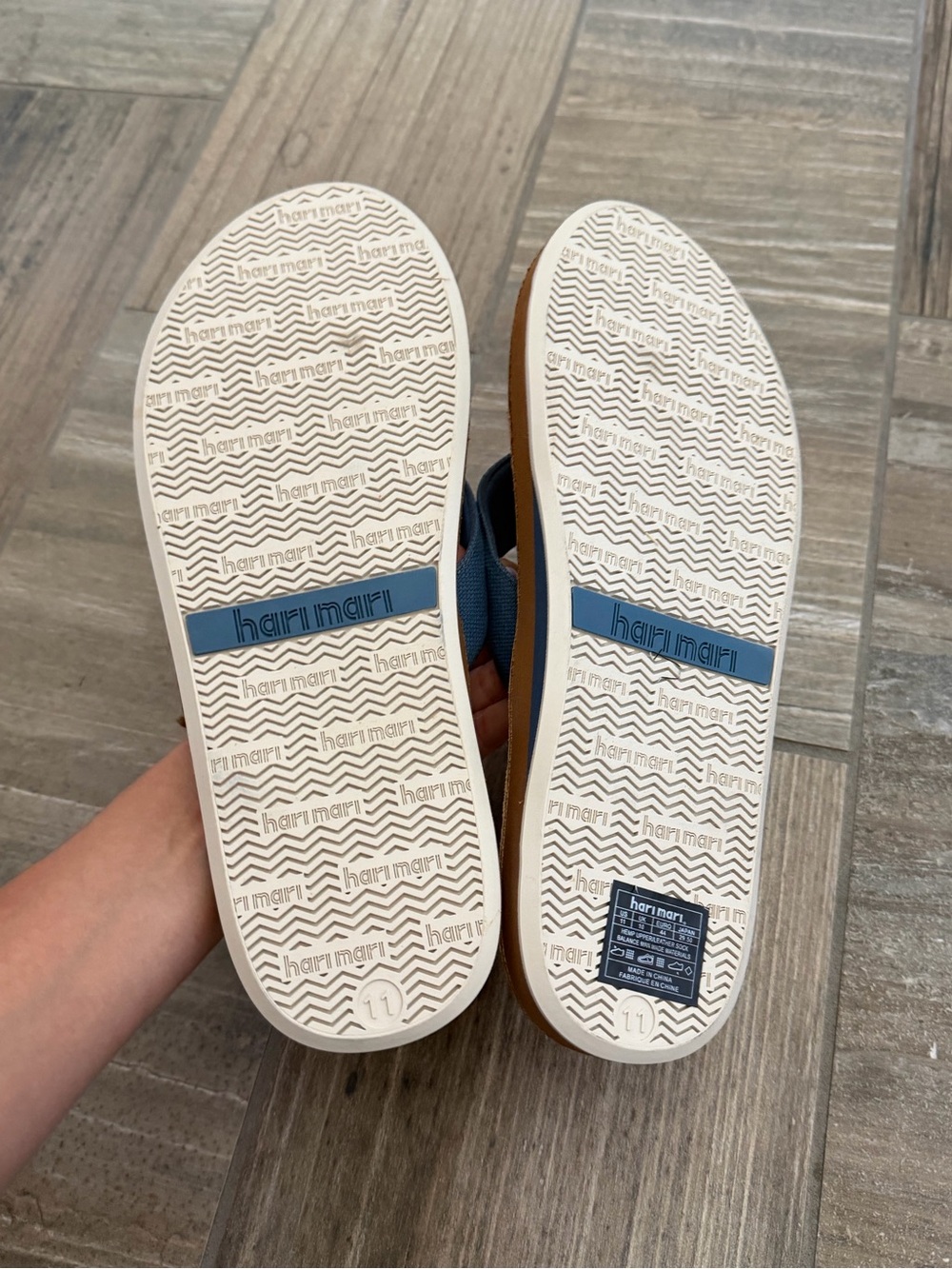 HARI MARI MEN'S DEL MAR FLIP FLOPS in Harbor size 11 - Picture 6 of 7